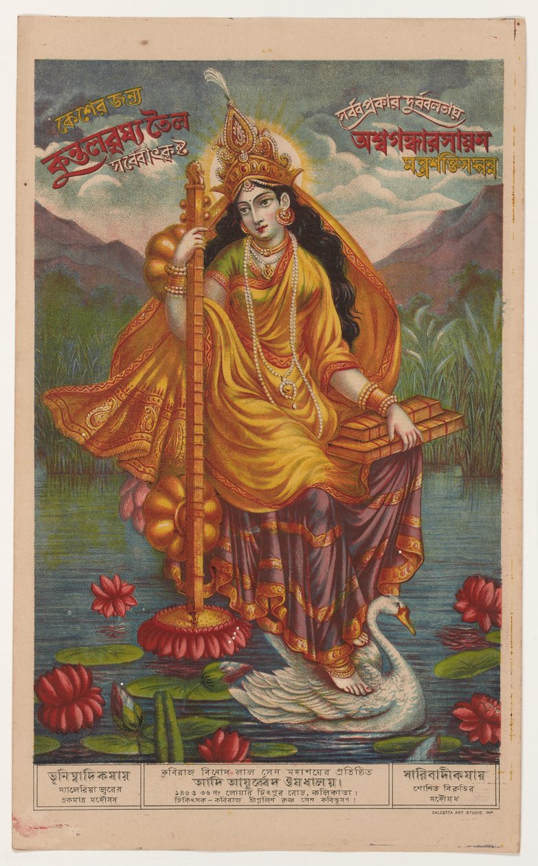 Sarasvati door Artist Unknown