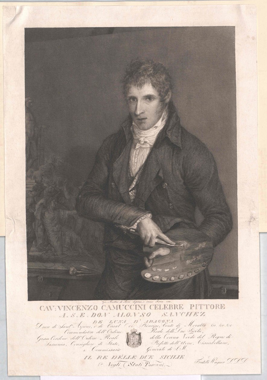 Vincenzo (1771-1844) Camuccini door Artist Unknown