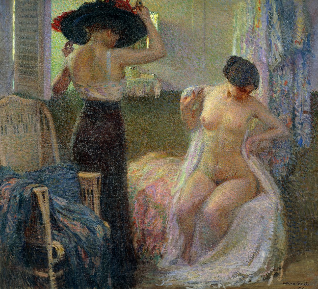 In de hut door Arturo Noci