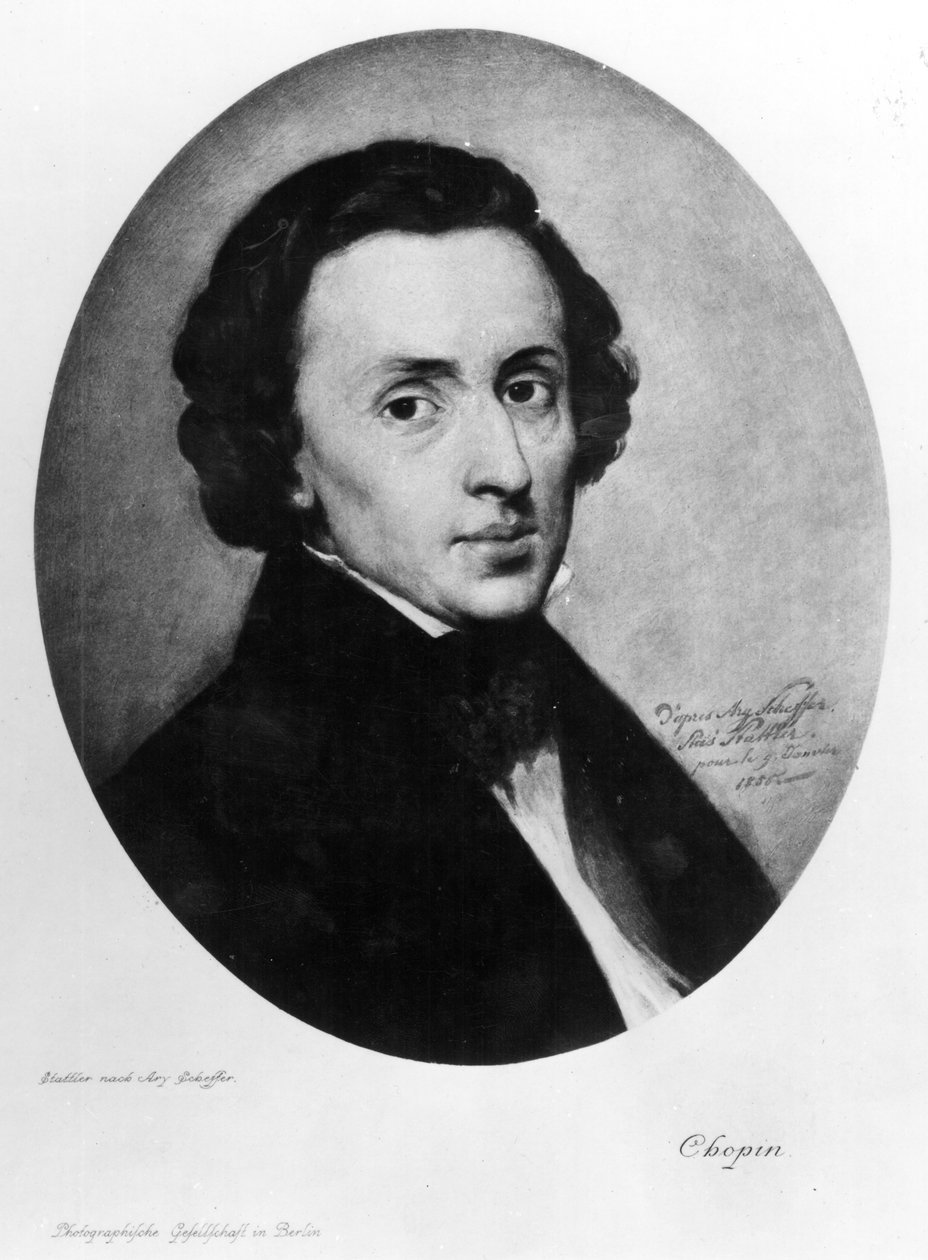 Chopin, 1858 door Ary Scheffer