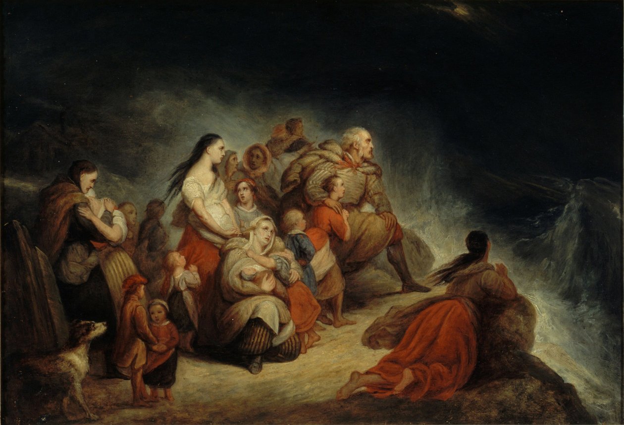 La Tempête, ca. 1820 door Ary Scheffer