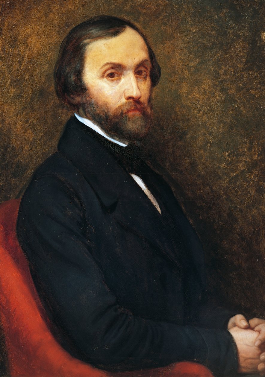 Portret van Giuseppe Montanelli door Ary Scheffer
