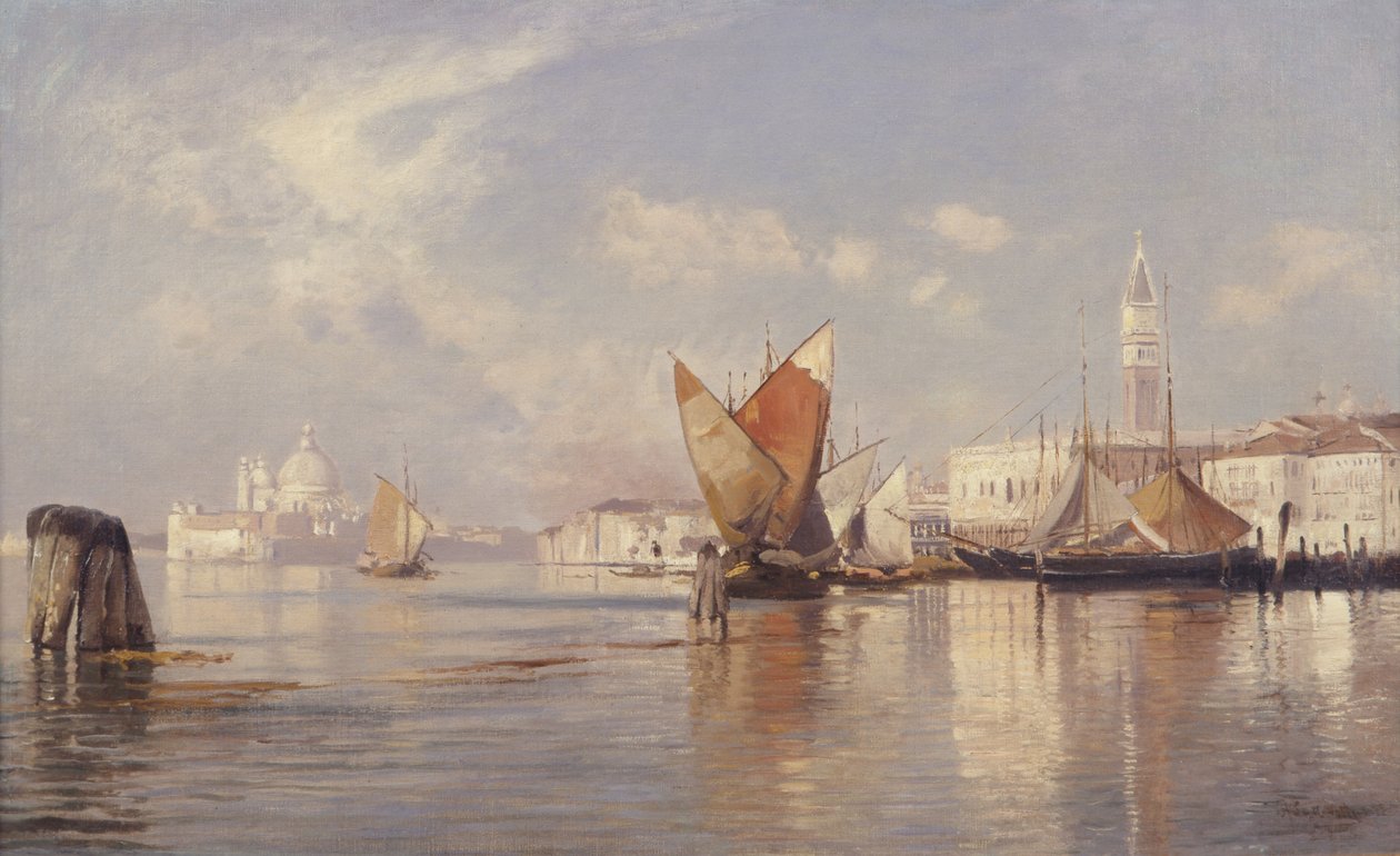 Op de Lagune, Venetië door Ascan Lutteroth