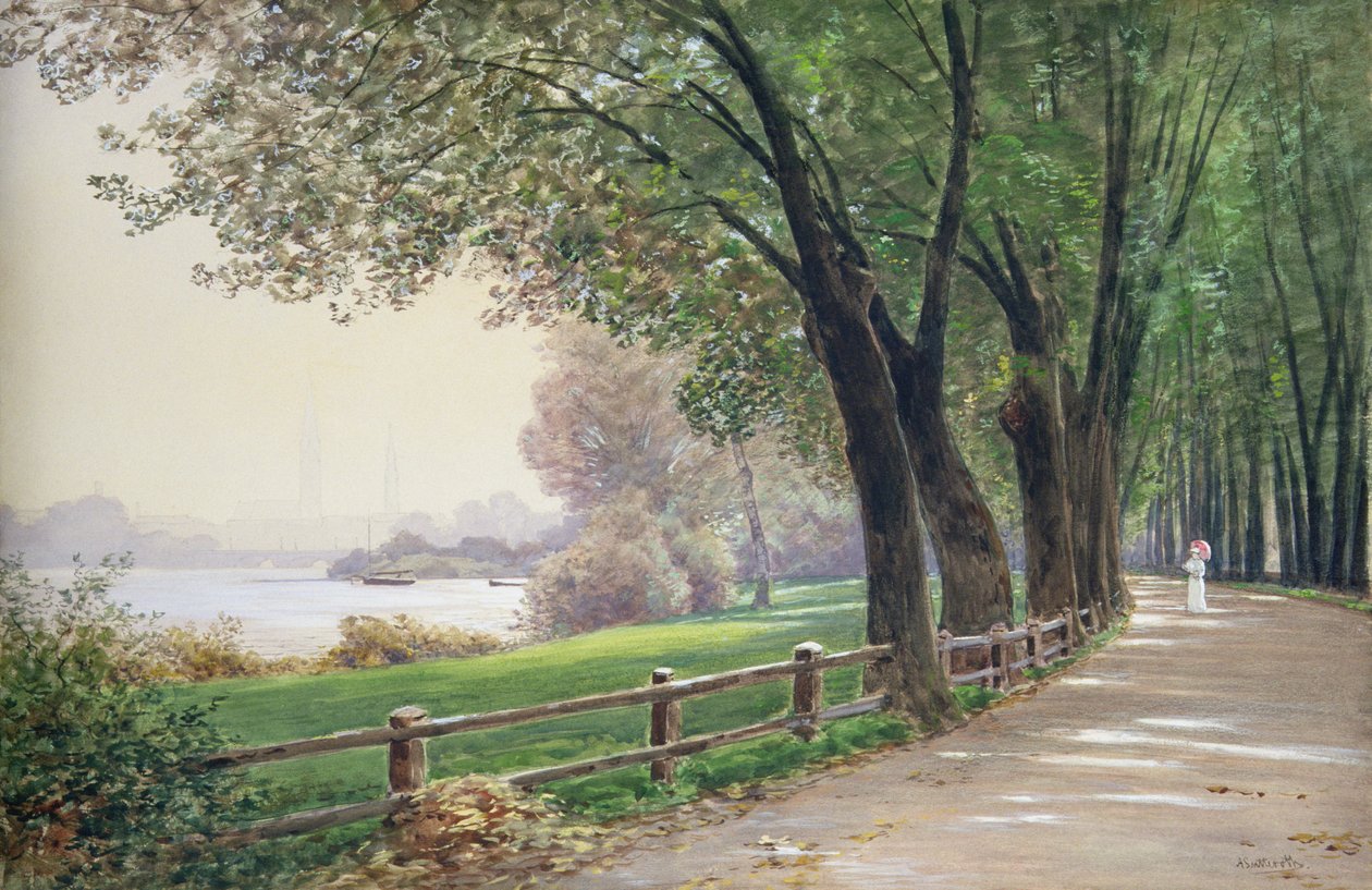 De Fontenay in Hamburg door Ascan Lutteroth