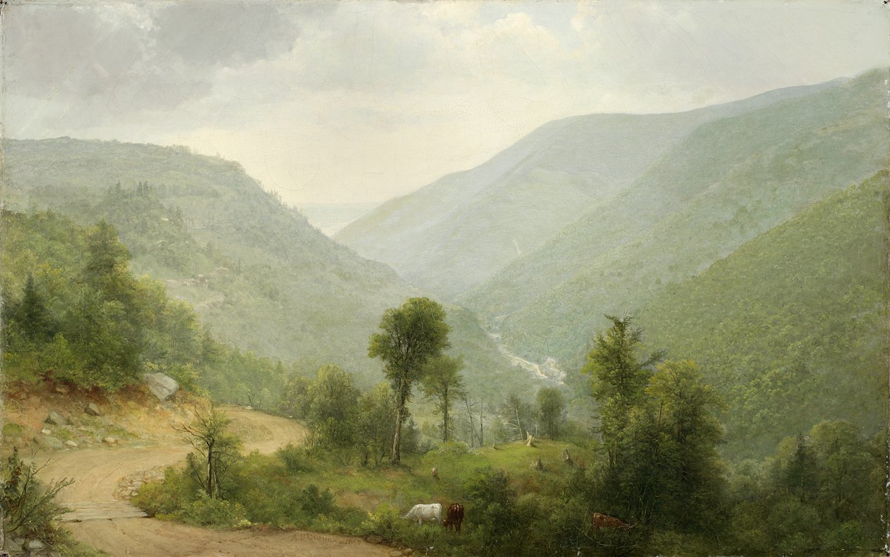 Catskill Clove, N.Y., 1864 door Asher Brown Durand