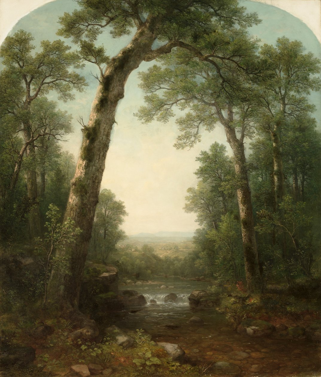 Bosbeek met Uitzicht door Asher Brown Durand