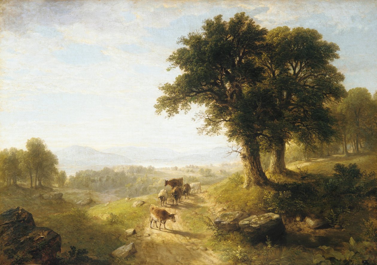 Rivier Scène door Asher Brown Durand