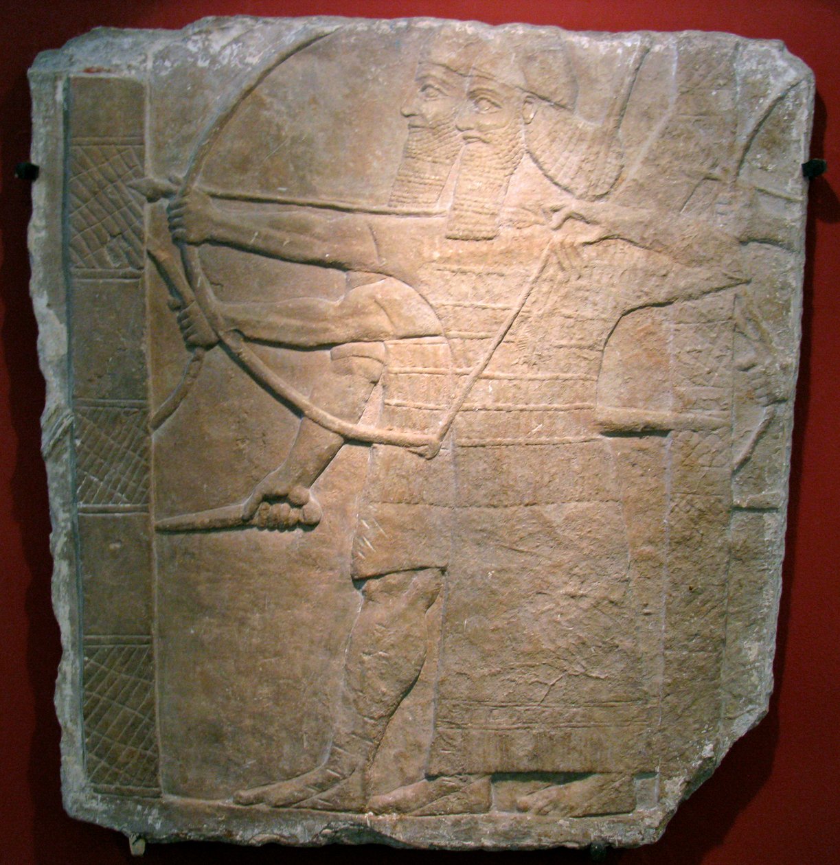 Assyrische krijgers, 8e eeuw v.Chr. door Assyrian Art.