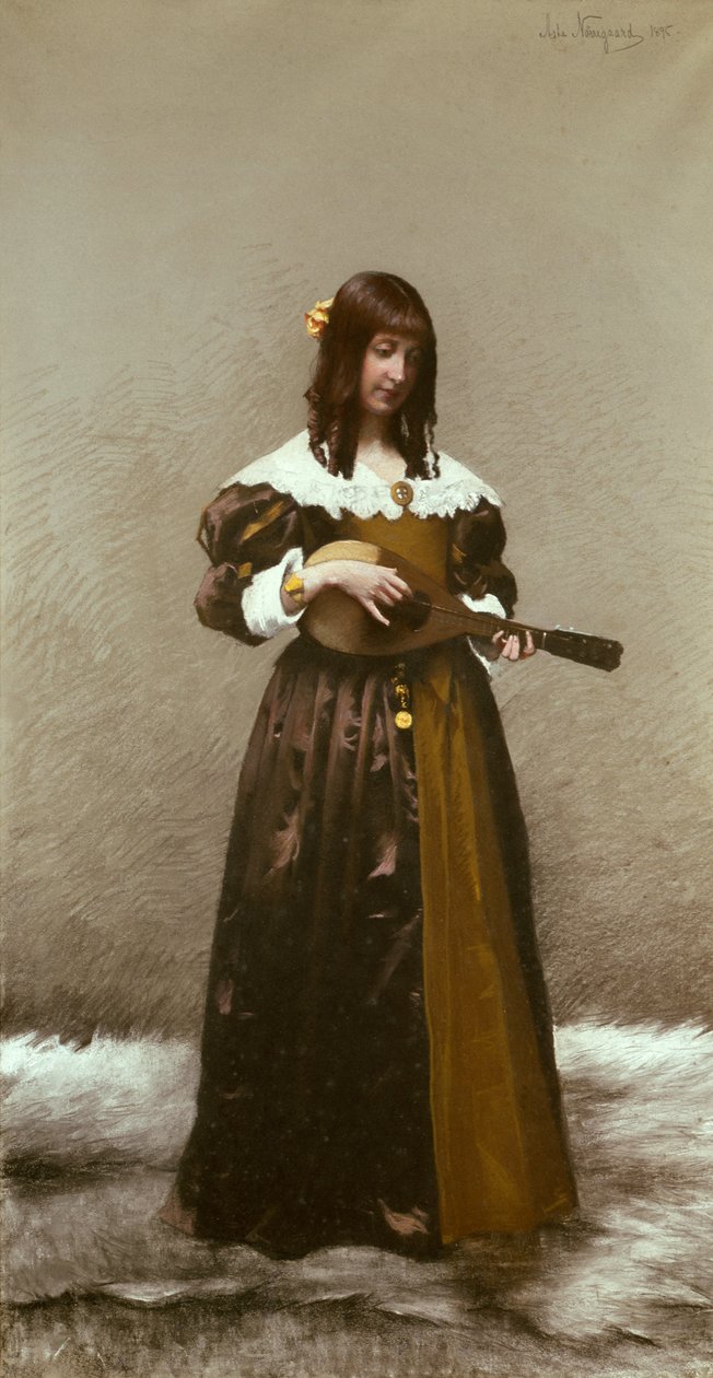 Zelfportret door Asta Nørregaard
