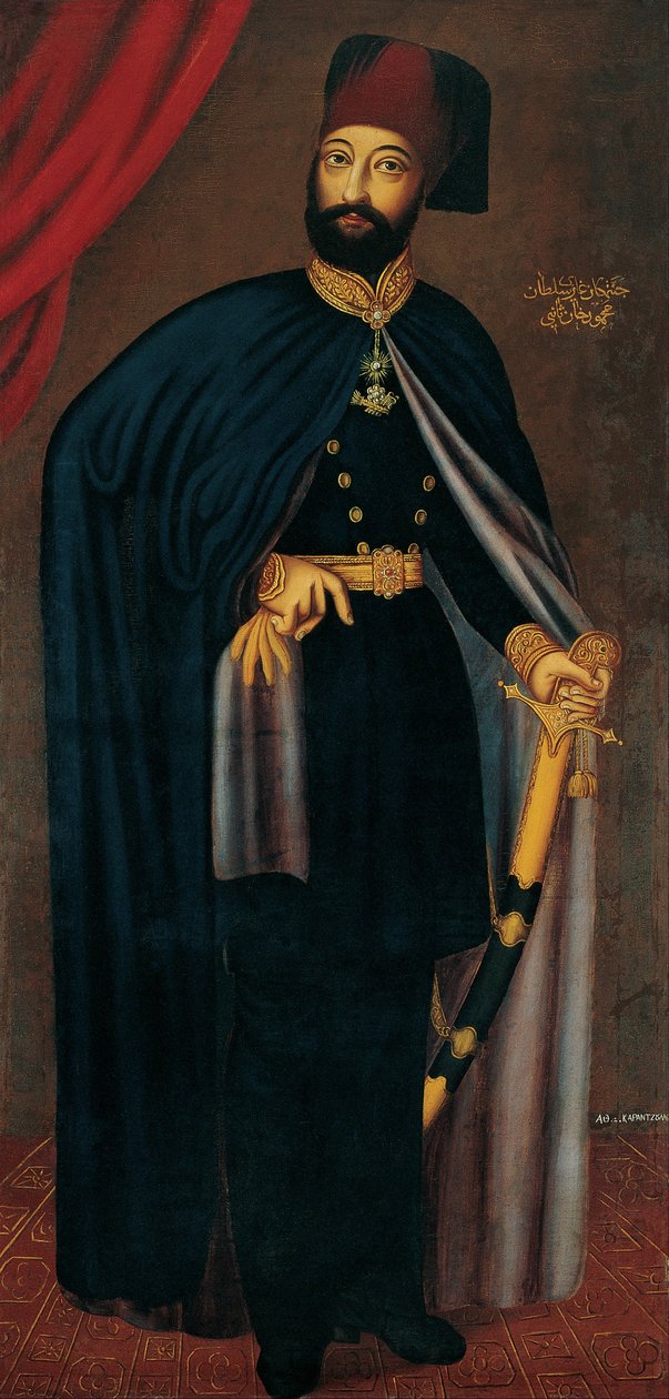 Sultan Mahmud II door Athanasios Karantz