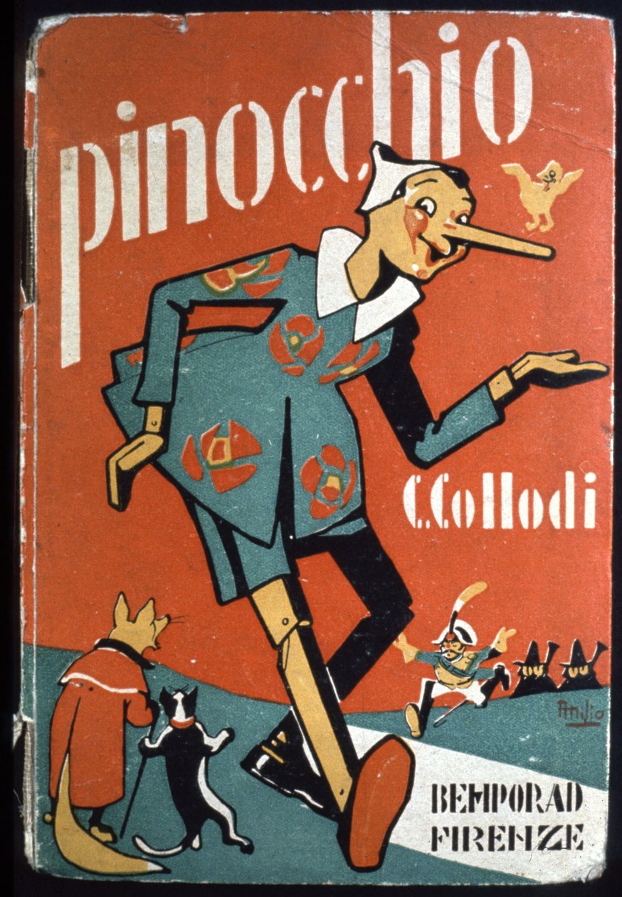 Pinokkio, c.1930 (illustratie) door Attilio Mussino
