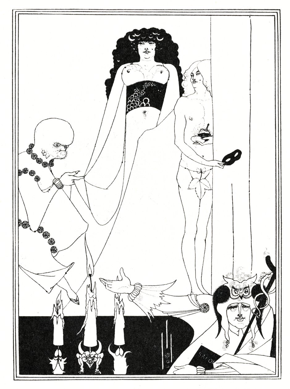 Enter Herodias door Aubrey Beardsley