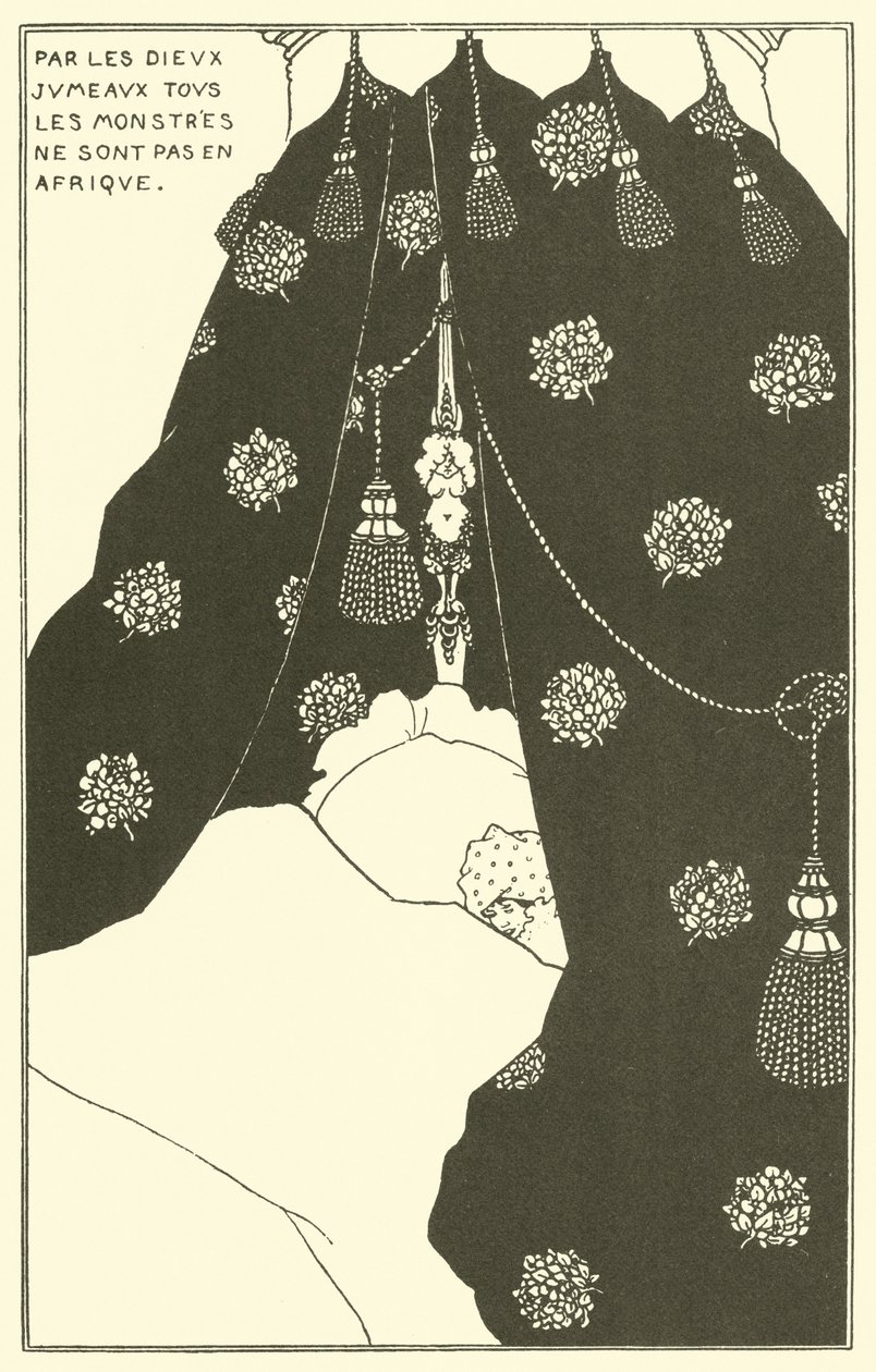 Portret van zichzelf door Aubrey Beardsley