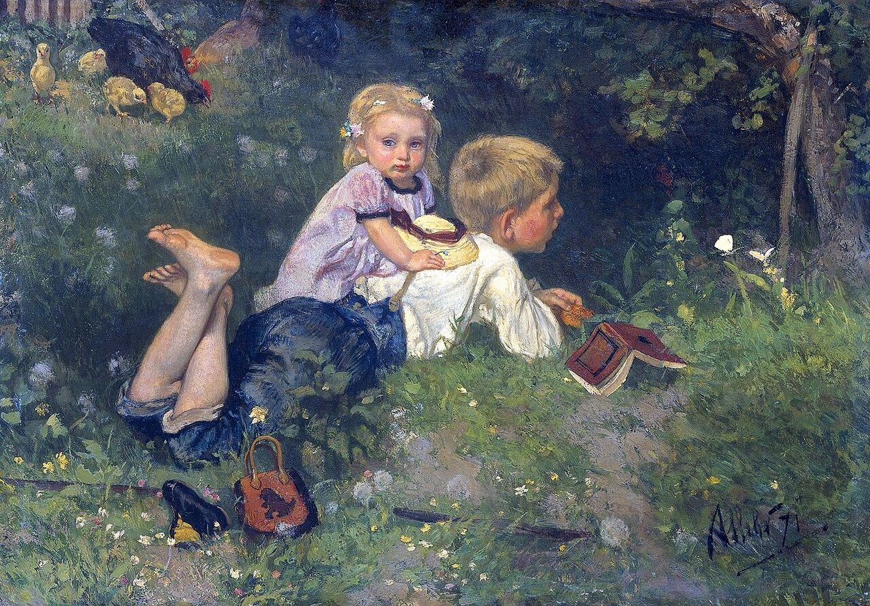De vlinders door August Allebe