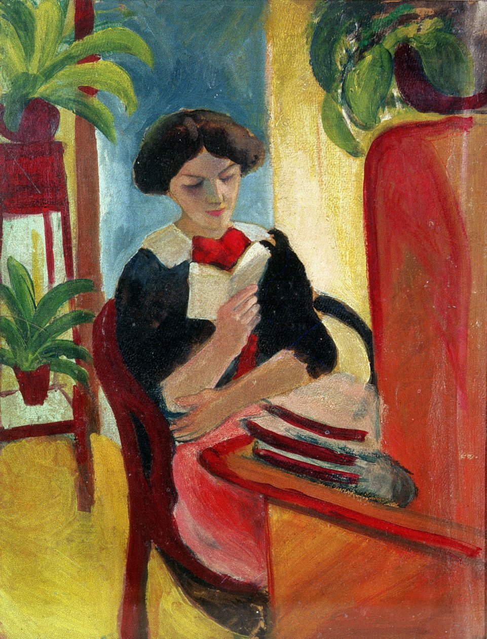 Elizabeth leest door August Macke