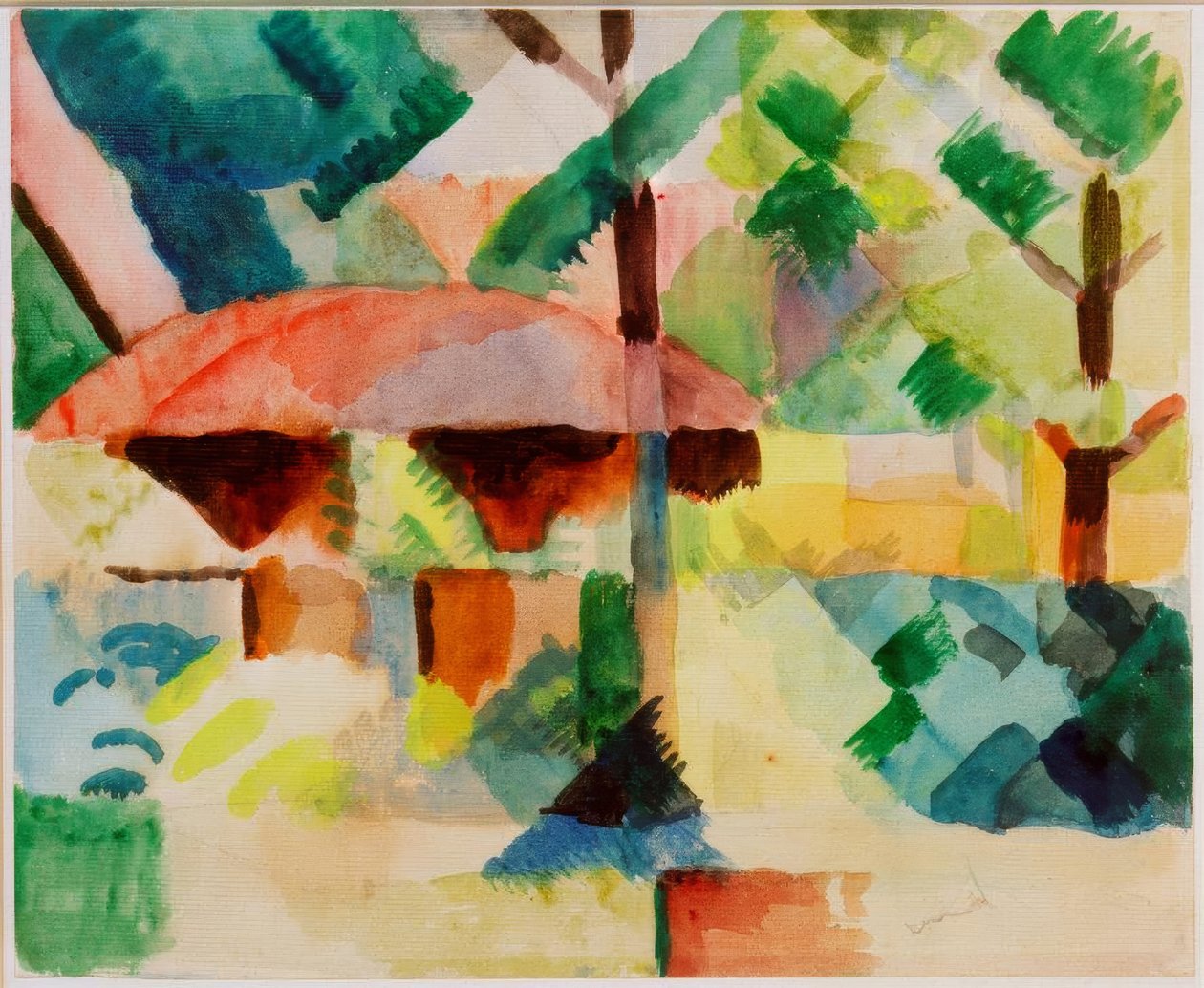 Tuingang door August Macke