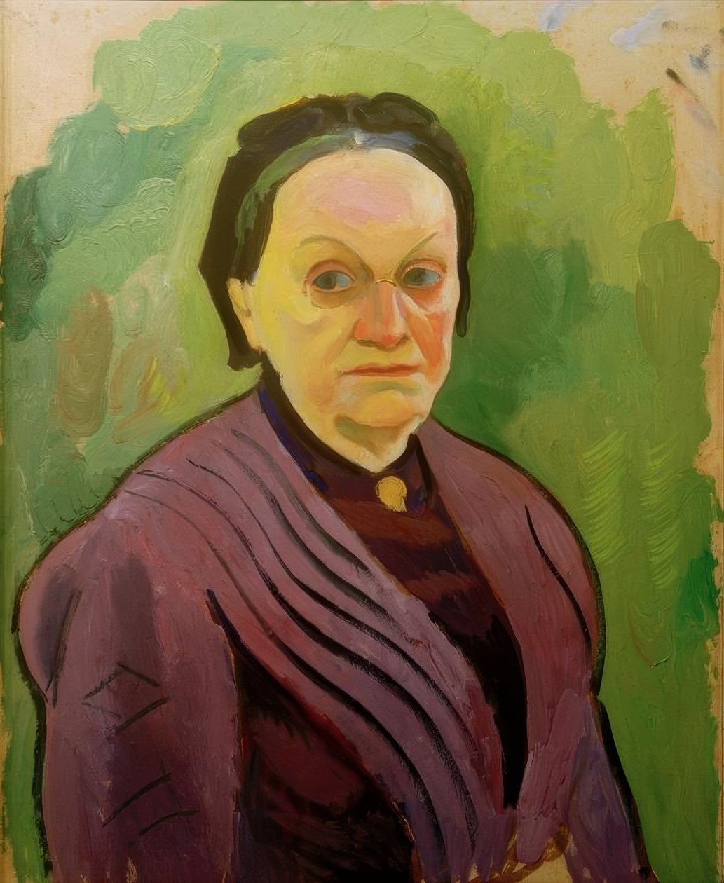 Portretstudie Katharina Koehler door August Macke