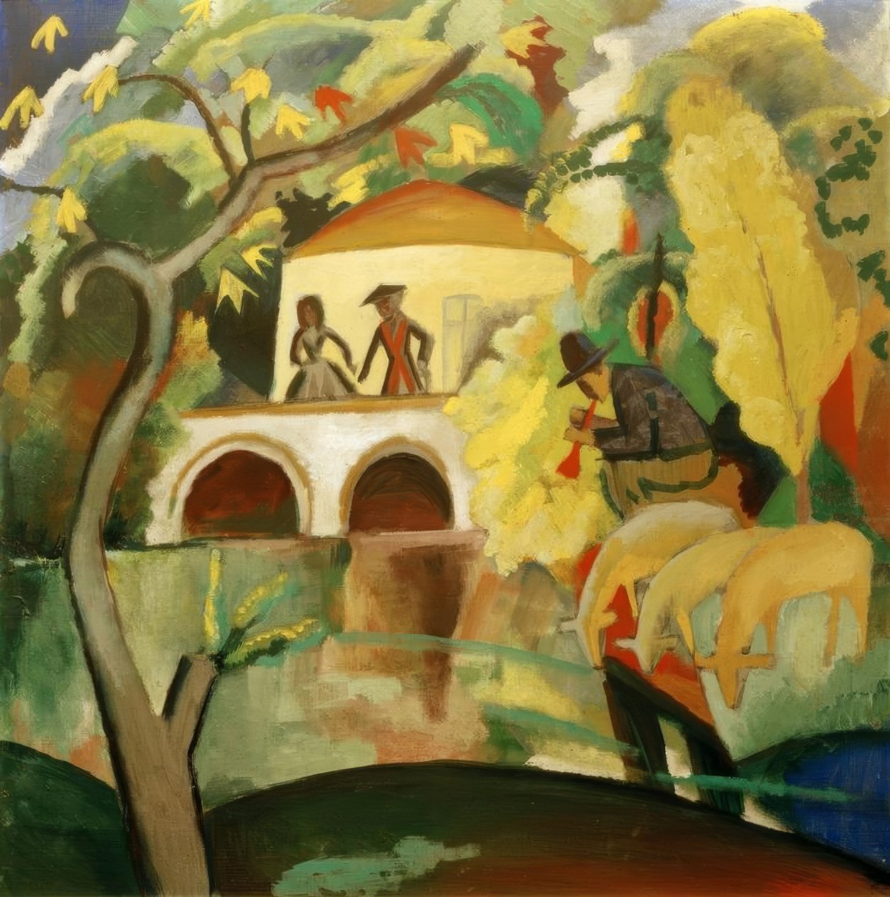 Rococo door August Macke