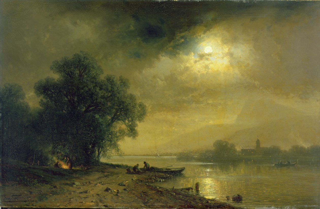 Maanlicht door August Schliecker