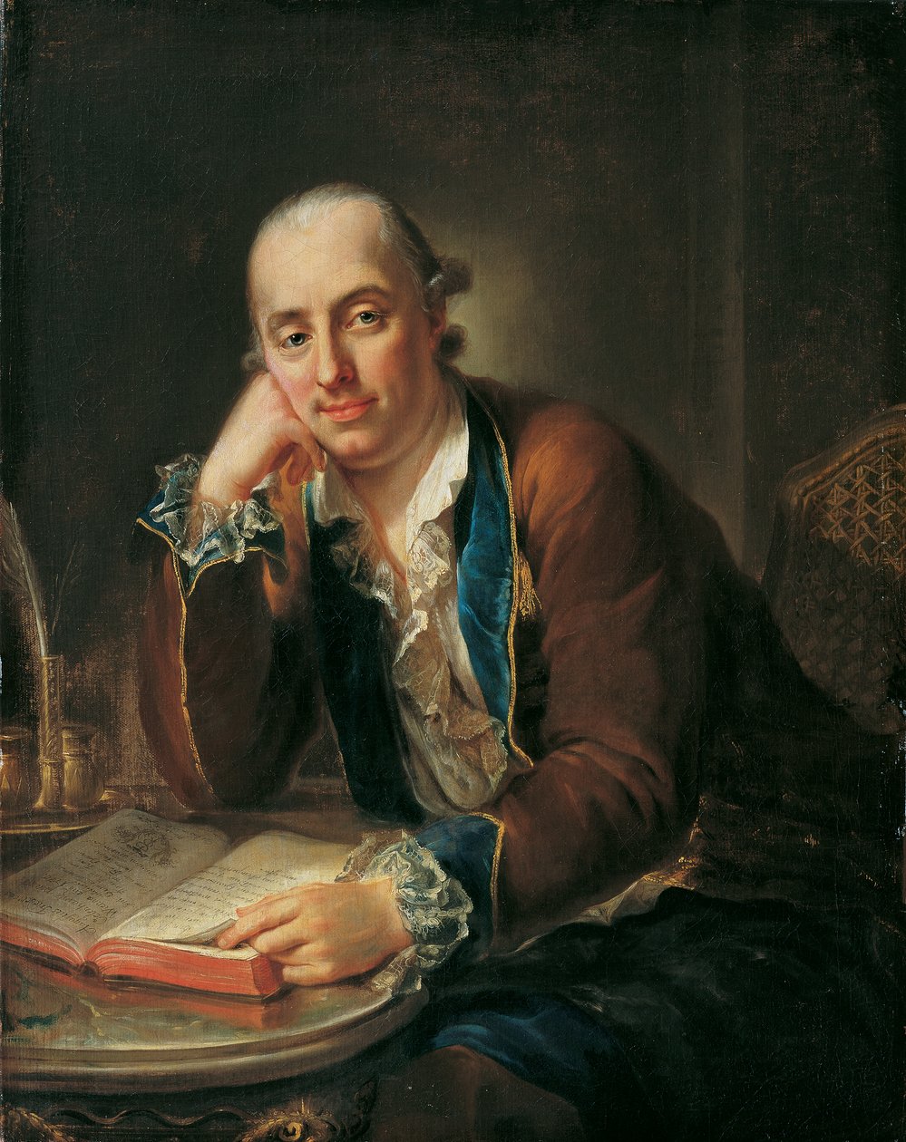 Johann Nepomuk Reichsritter von Humbourg door August Friedrich Oelenhainz