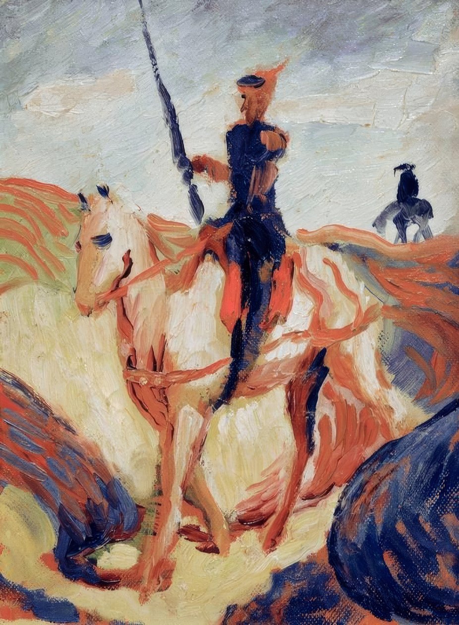 Don Quichot door August Macke