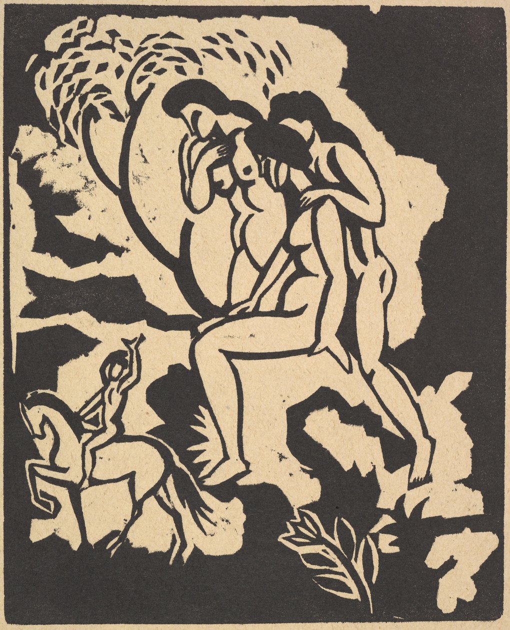 Groet Begrüßung, 1912 door August Macke