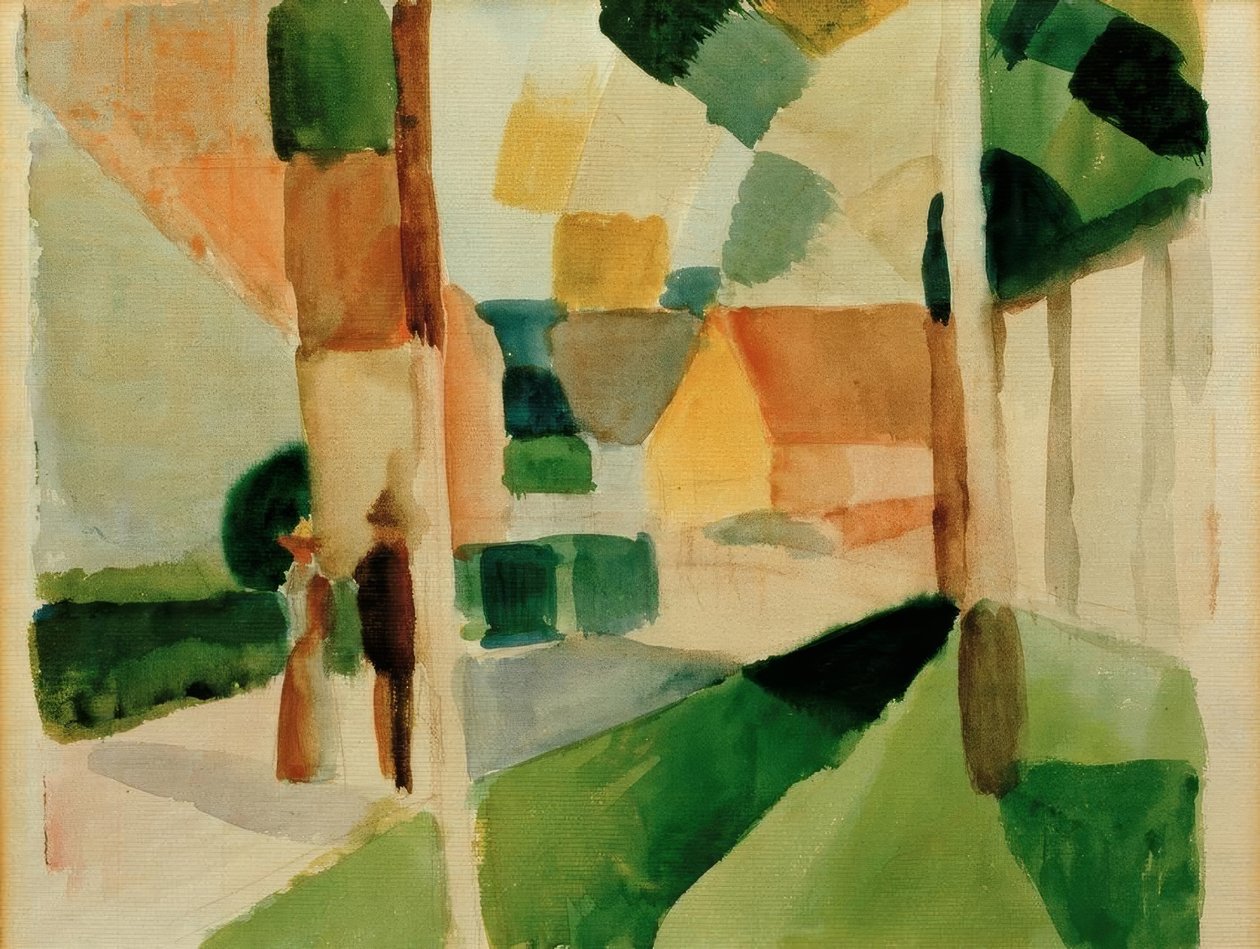 Kandern I door August Macke
