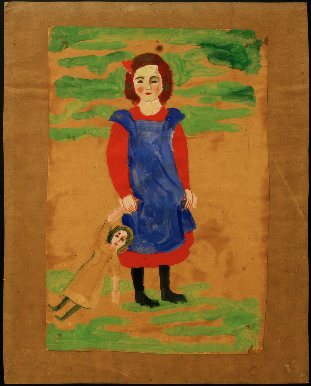 Kind met pop door August Macke