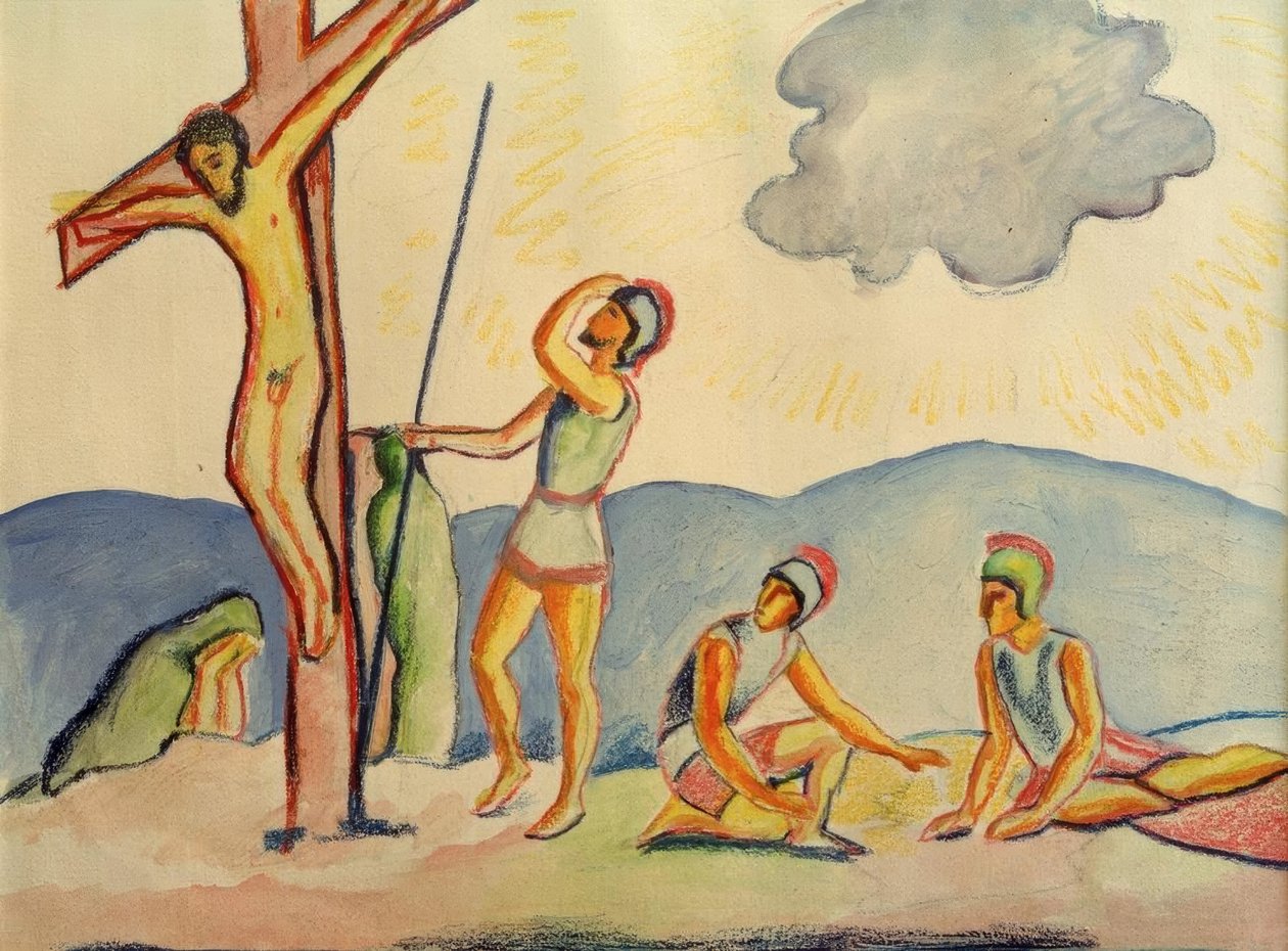 Kruisiging door August Macke