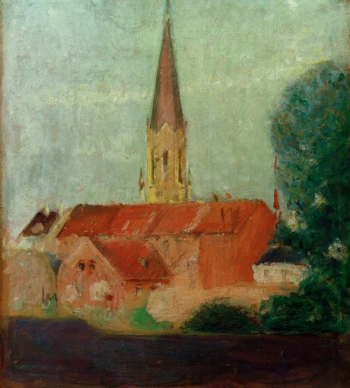 Marienkirche door August Macke