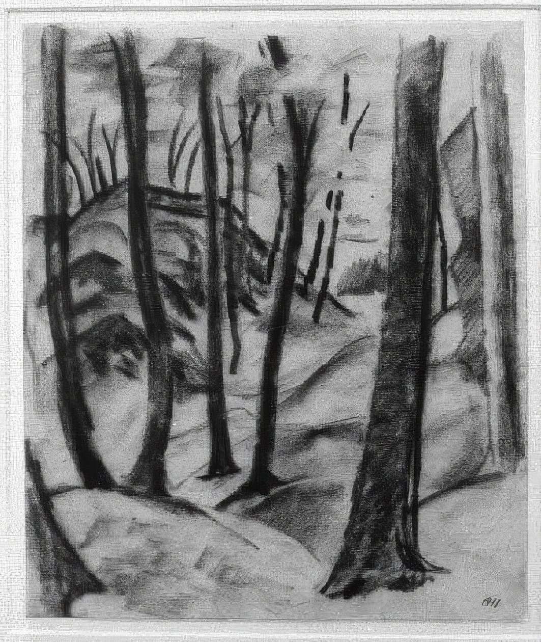 Motief uit de Wolfsschlucht door August Macke