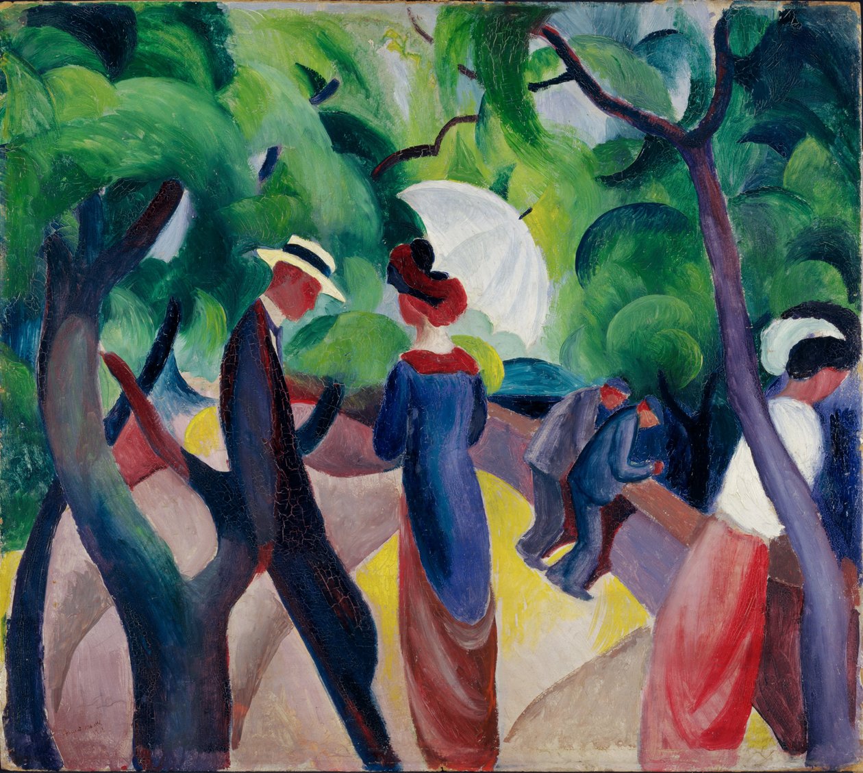 Promenade door August Macke