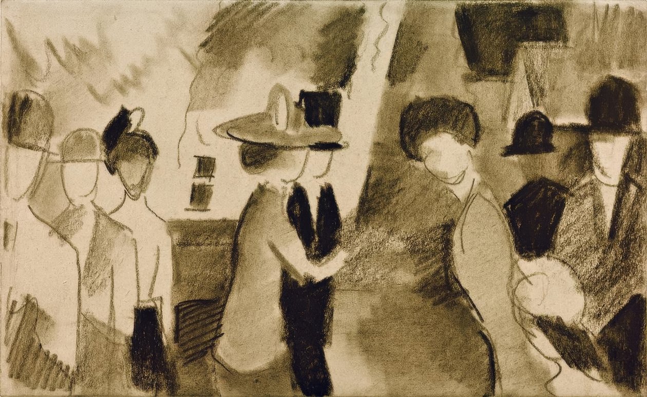 Promenade II door August Macke