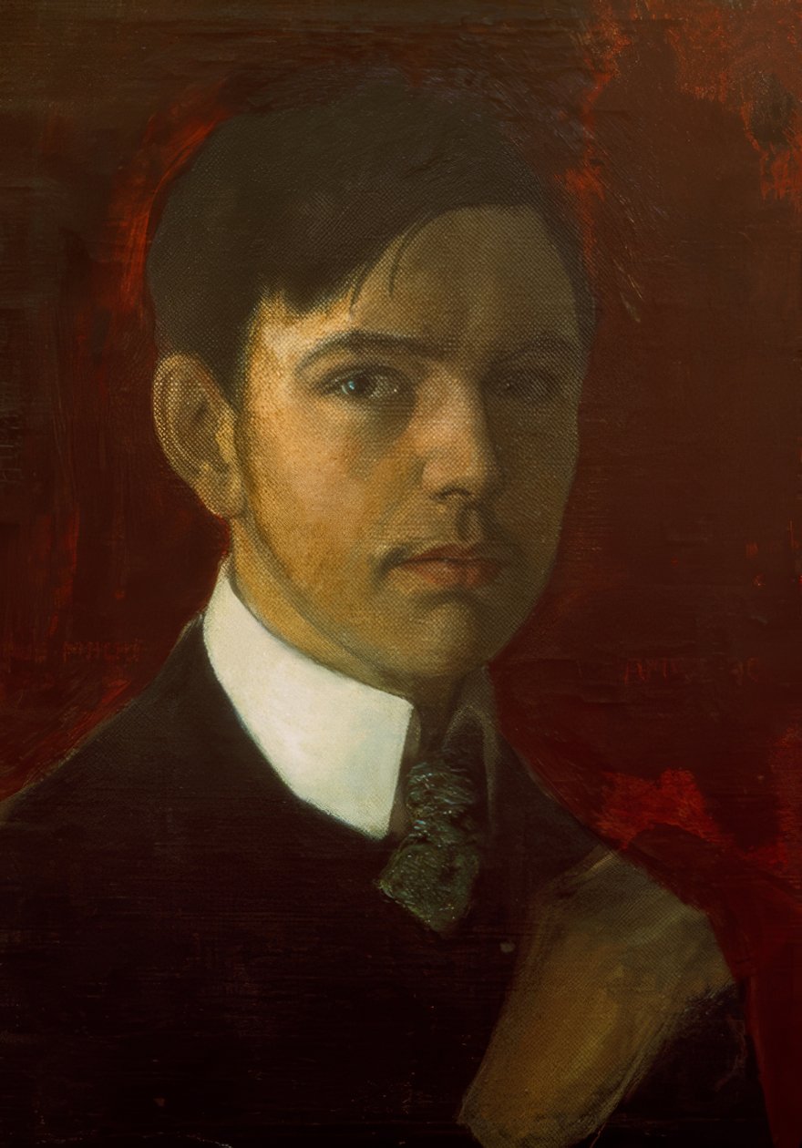 Zelfportret door August Macke