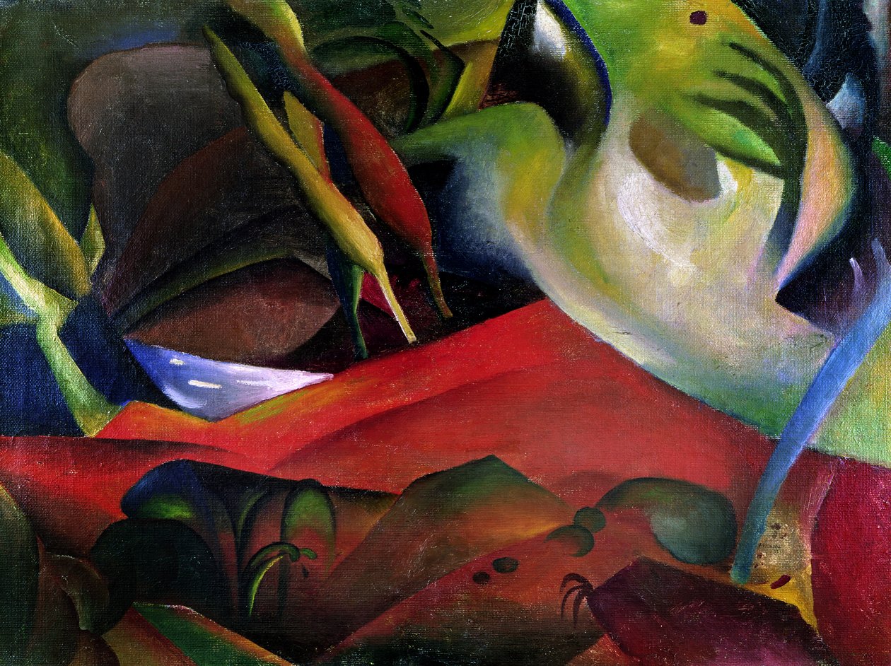 De storm, 1911 door August Macke