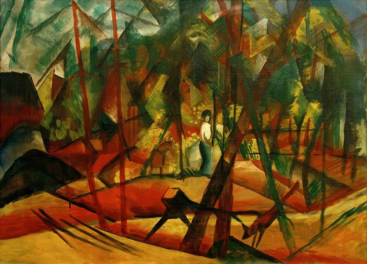 Boswandeling door August Macke