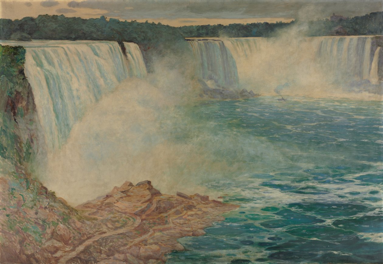Niagara Watervallen door August Satra