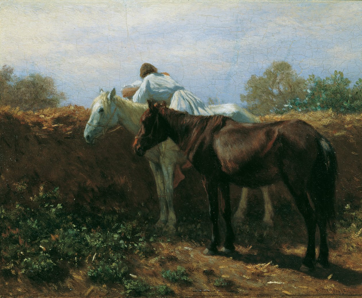 De kus I door August von Pettenkofen