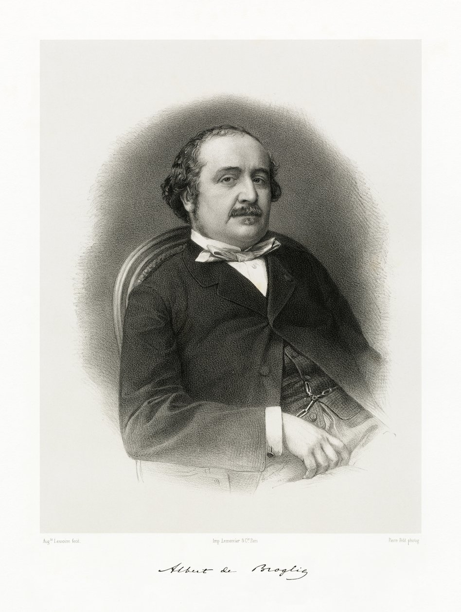 Jacques Victor Albert, Prins de Broglie door Auguste Charles Lemoine