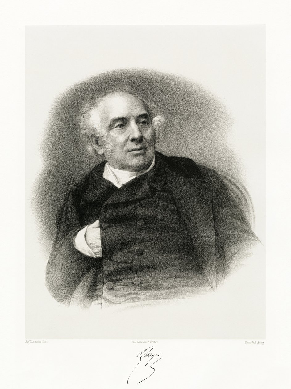 Pierre Antoine Berryer door Auguste Charles Lemoine