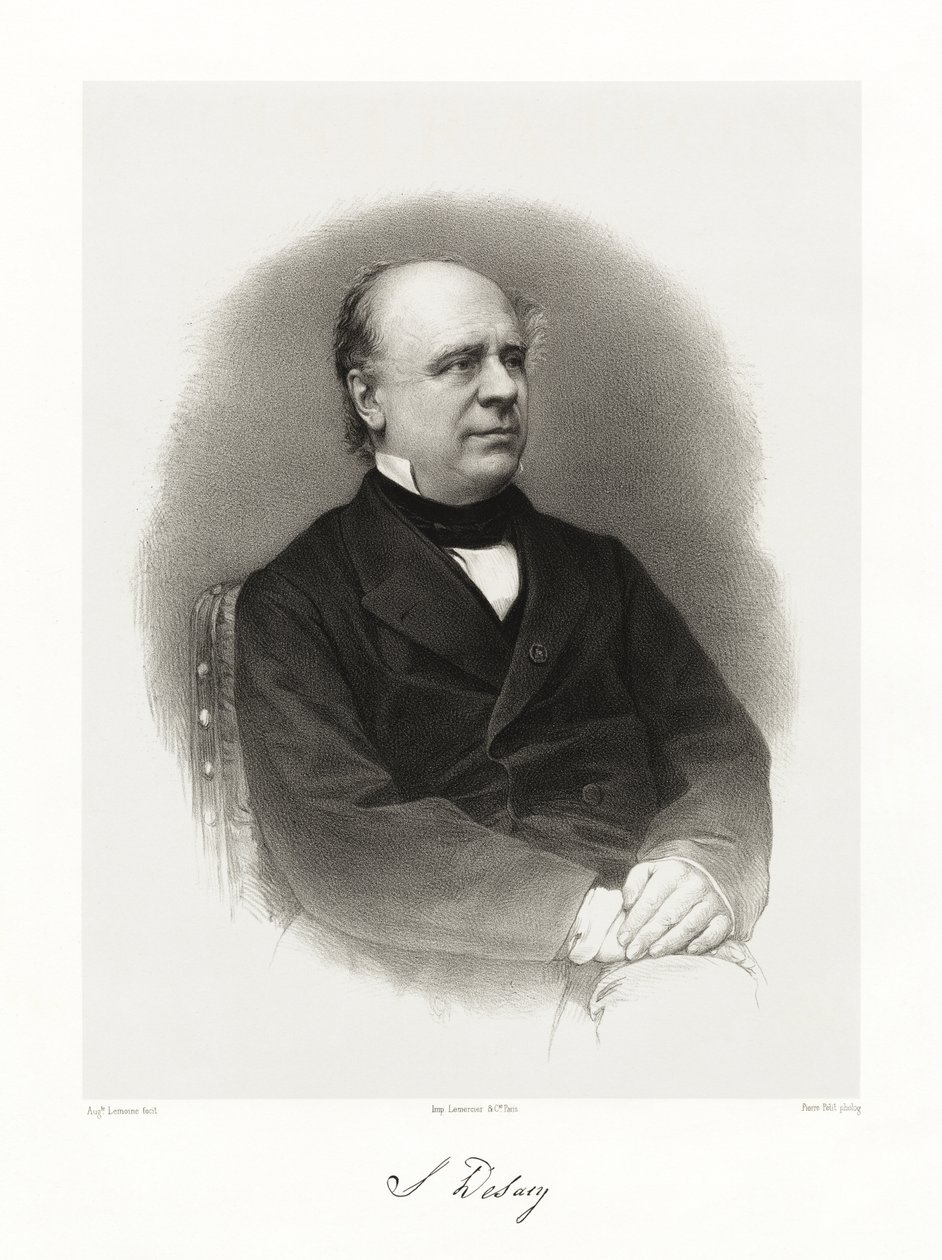 Ustazade Silvestre de Sacy door Auguste Charles Lemoine
