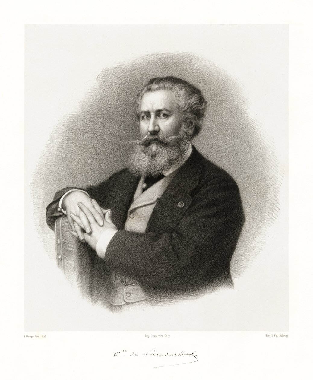 Alfred Émilien de Nieuwerkerke door Auguste Charpentier