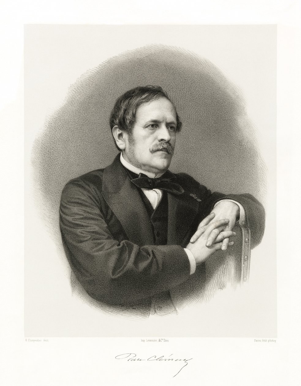 Jean Pierre Clément door Auguste Charpentier