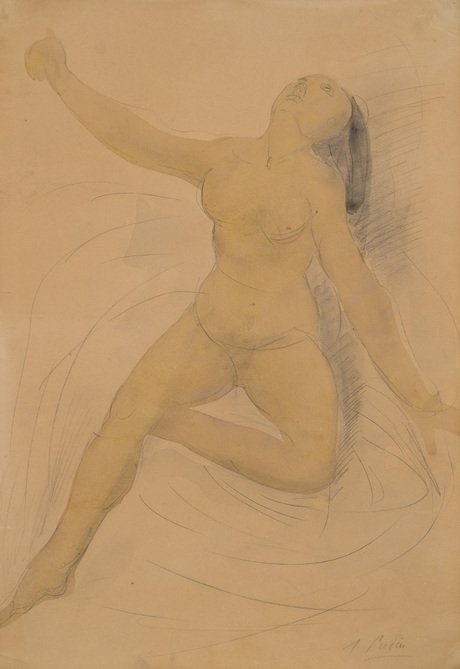 Het vrouwelijke model door Auguste Rodin