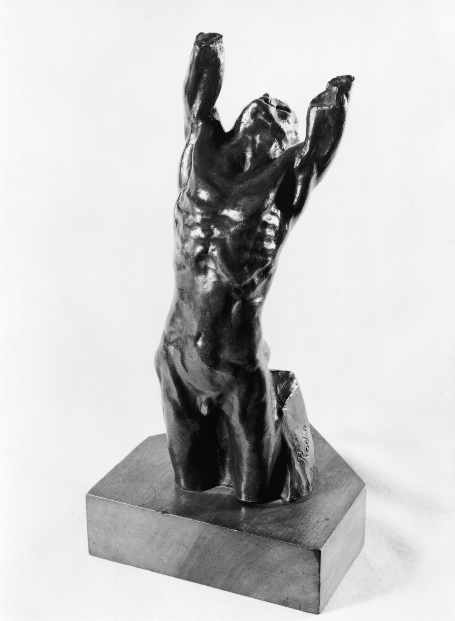 Wanhopige Adolescent, of Narcissus, 1885-90 door Auguste Rodin