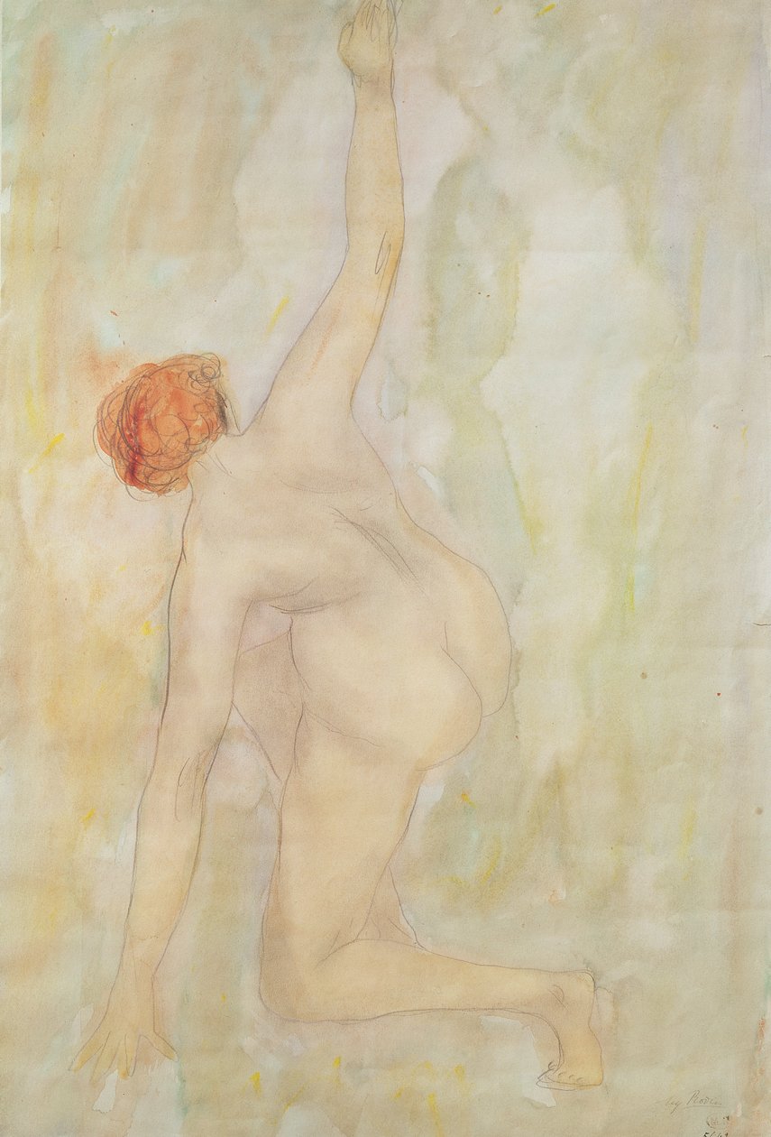 Vrouwelijk naakt door Auguste Rodin