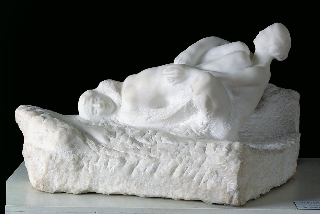 Icarus Vallend, voor 1910 door Auguste Rodin