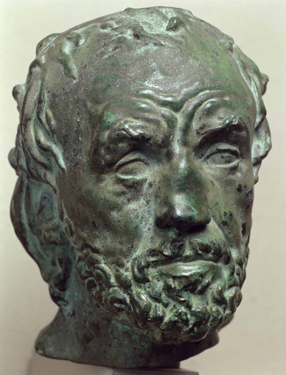 Man met een Gebroken Neus, 1863-64 door Auguste Rodin