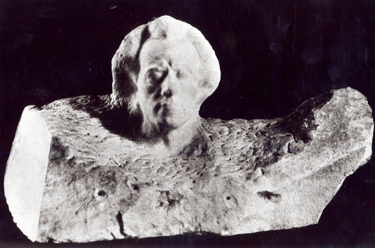 Mozart (Portret van Mahler), 1911 (marmer) door Auguste Rodin