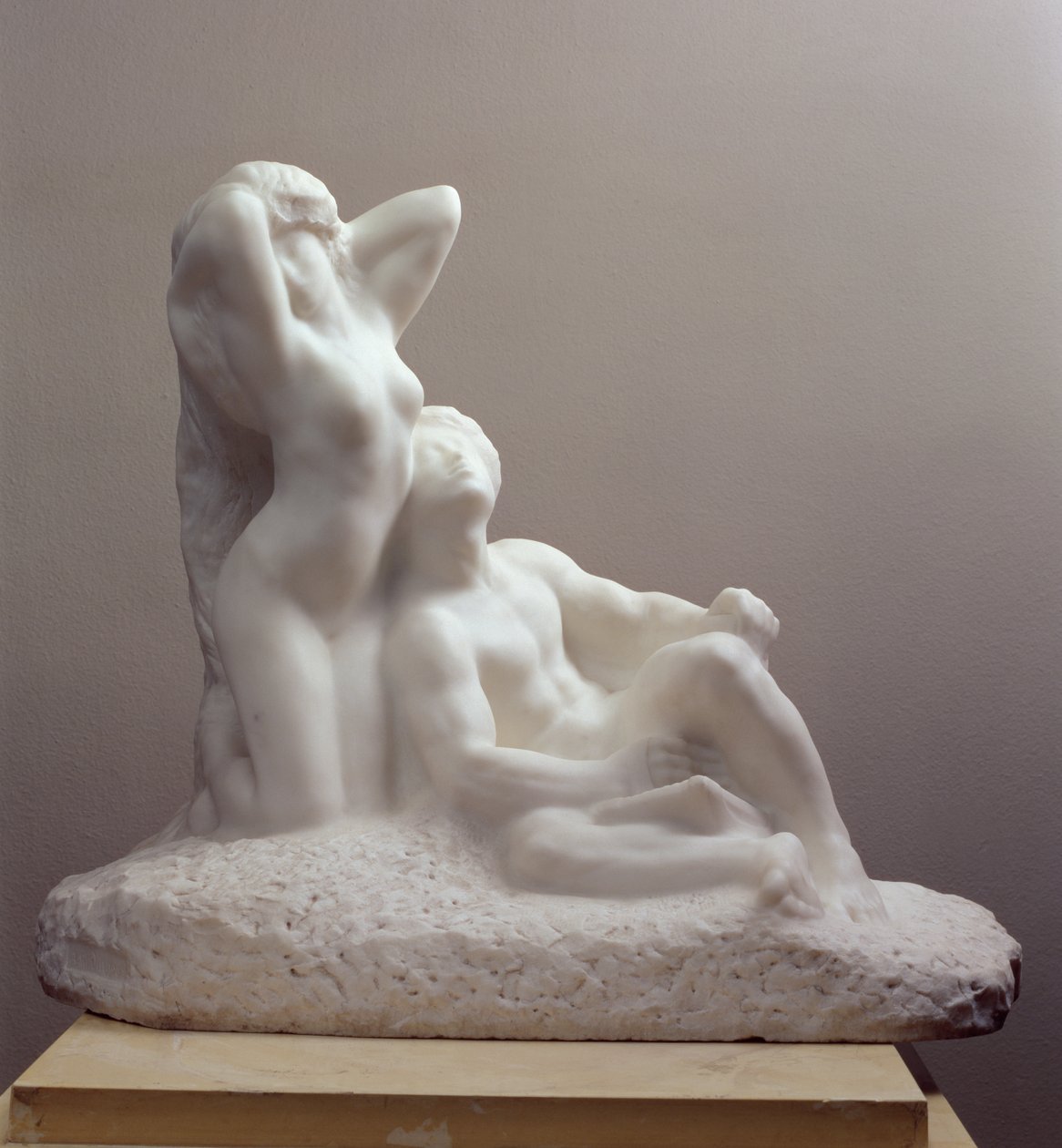 Dichter en Muze door Auguste Rodin